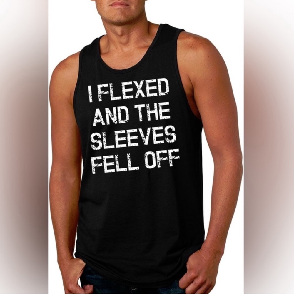 Crazy Dog blue printed tank 100% cotton used-like new Sleeveless Shirt size L - Picture 1 of 9